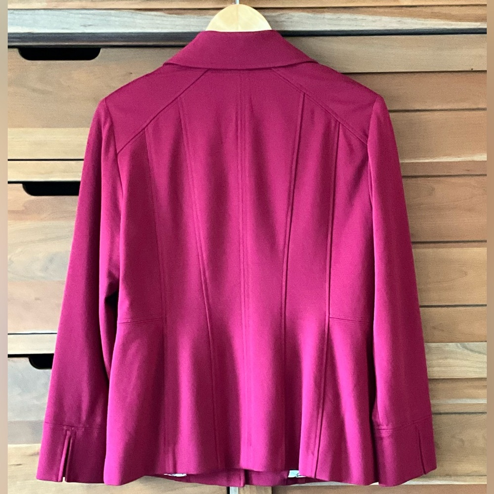 Chico's Ponte Jacket Blazer Size 1 (Standard 8/10) - Picture 3 of 7